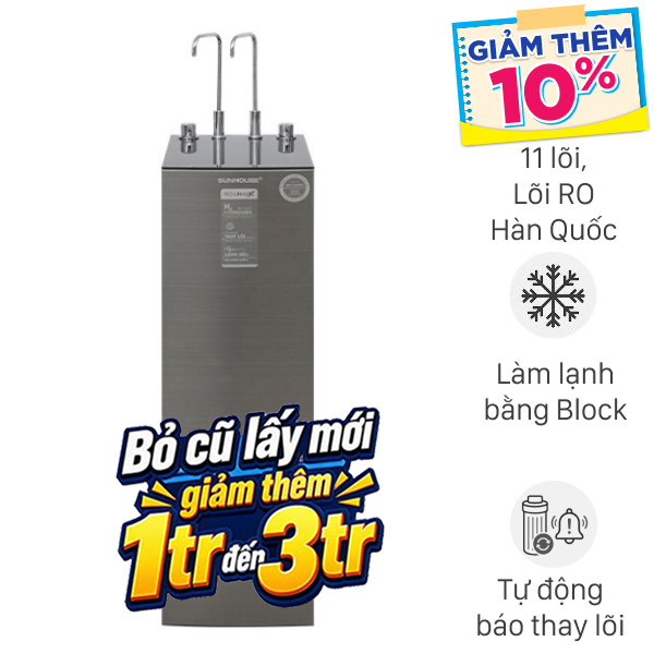 Máy lọc nước RO Sunhouse UltraX SHA76601S