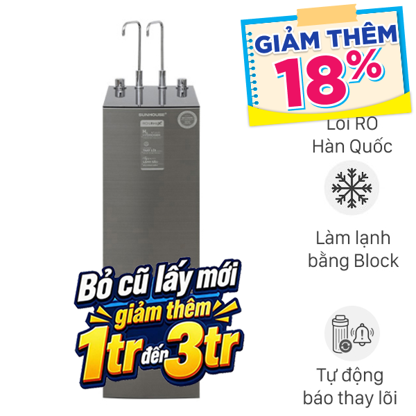 Máy lọc nước RO Sunhouse UltraX SHA76601S