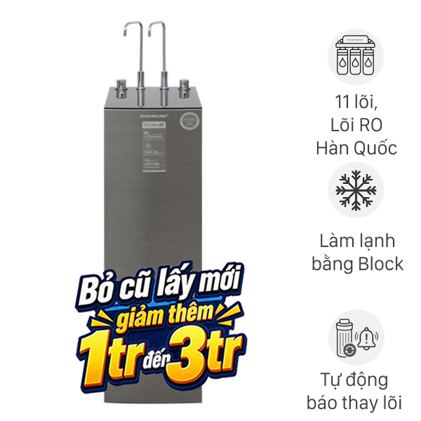 Máy lọc nước RO Sunhouse UltraX SHA76601S