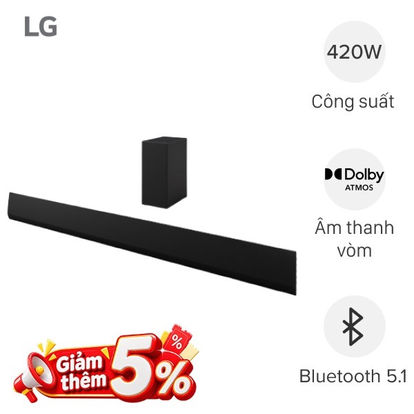 Bộ loa thanh LG SG10TY