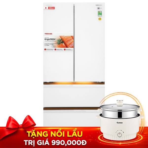 Toshiba Inverter 533 lít Japandi GR-RF690WI-PGV(67)