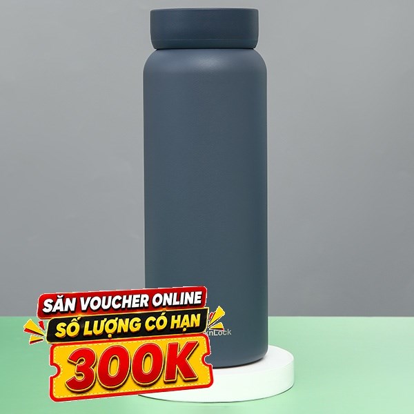 Bình giữ nhiệt nóng lạnh Inox 900 ml Lock&Lock LHC4300NVY