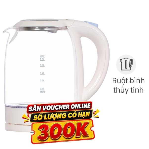 Bình đun siêu tốc Bear 1.7 lít ZDH-A17L1
