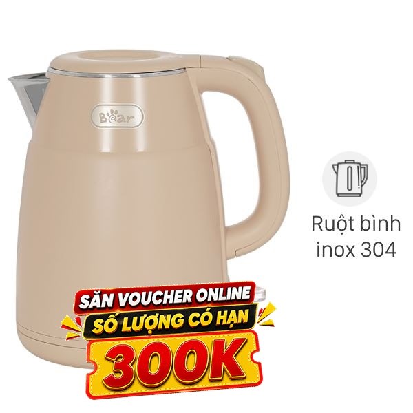 Bình đun siêu tốc Bear 1.5 lít ZDH-Q15C9