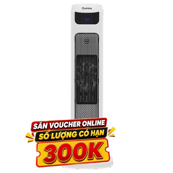 Quạt sưởi gốm Rapido RCH-2000SDW