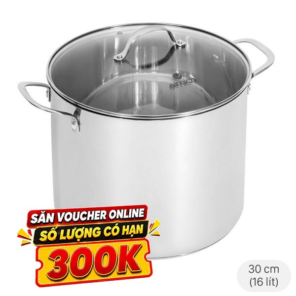 Nồi luộc gà inox 5 đáy Elmich EL-2525IN30