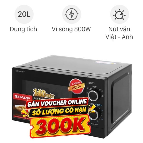 Lò vi sóng Sharp R-2029E-BK