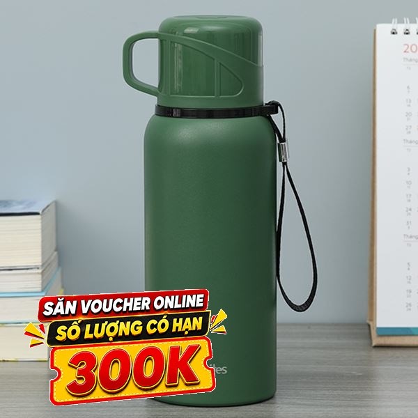 Bình giữ nhiệt nóng lạnh Inox 600 ml Delites Z109