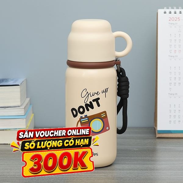 Bình giữ nhiệt nóng lạnh Inox 450 ml Delites XB-24138
