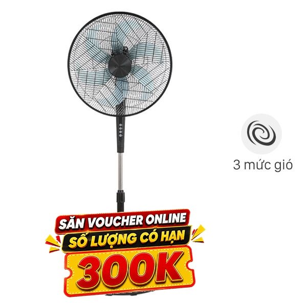 Quạt đứng Rapido  6 cánh RWF-20MBD 75W