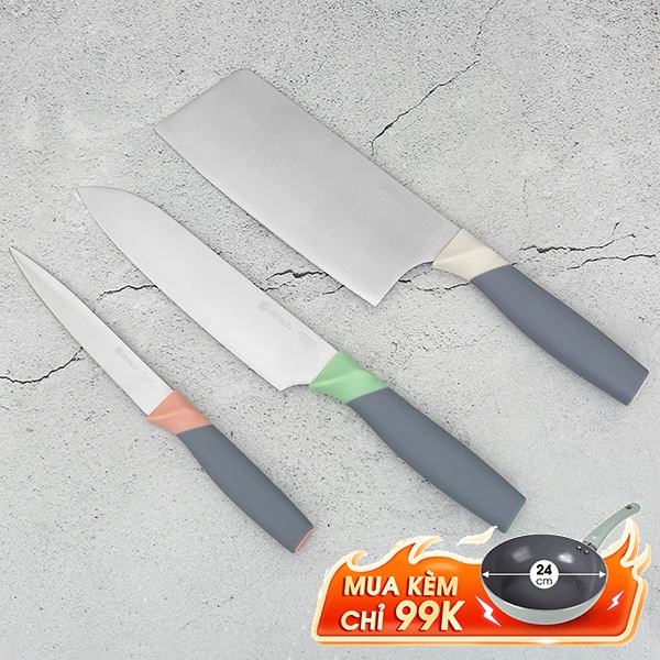 Bộ dao inox Elmich EL8410