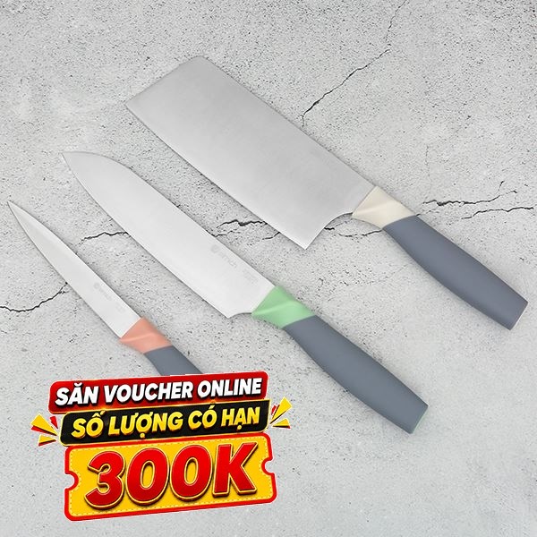 Bộ dao inox Elmich EL8410