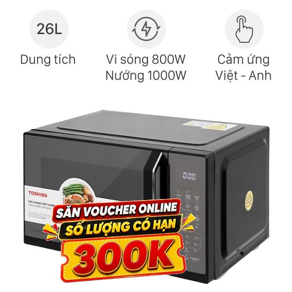 Lò vi sóng có nướng Toshiba MW3-EG26PE(BM)VN