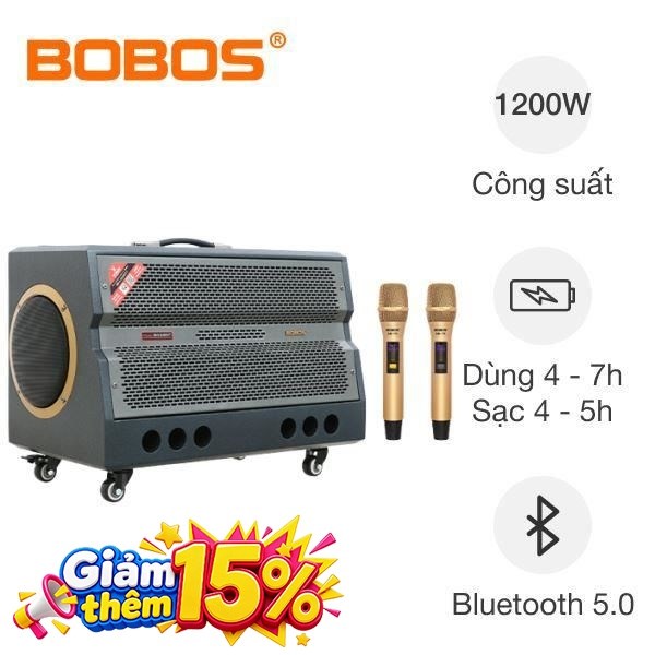 Loa karaoke xách tay BOBOS BM-348XT