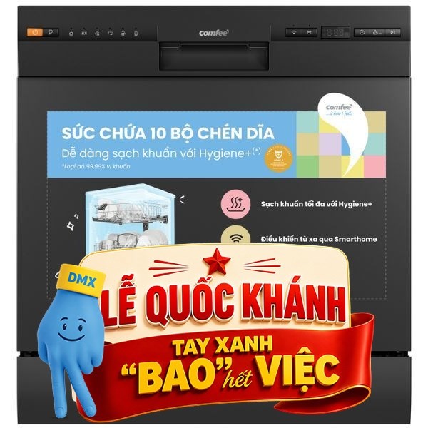 Máy rửa chén độc lập Comfee CDW-8F60RB