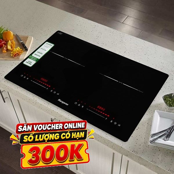 Bếp từ đôi âm Kangaroo KGIC48D1C 4800W