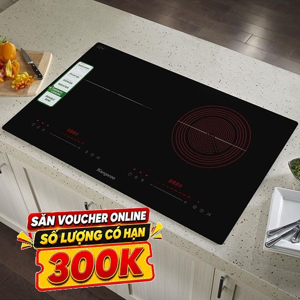 Bếp từ hồng ngoại âm Kangaroo KGIF44D1C 4400W