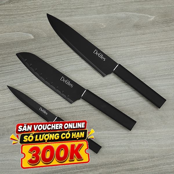 Bộ dao inox Delites LK-S56-3