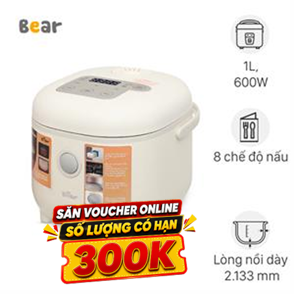 Nồi cơm điện tử Bear 1 lít RC-4H30U
