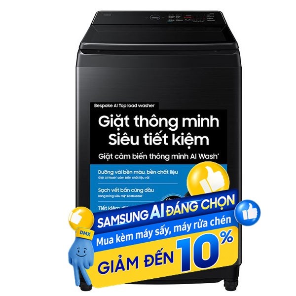 Samsung Inverter 19 Kg WA80F19B9BSV