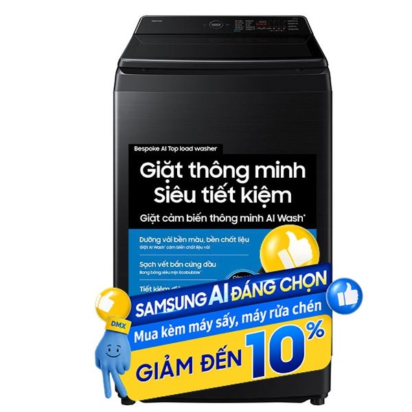 Samsung Inverter 15 Kg WA80F15B6BSV