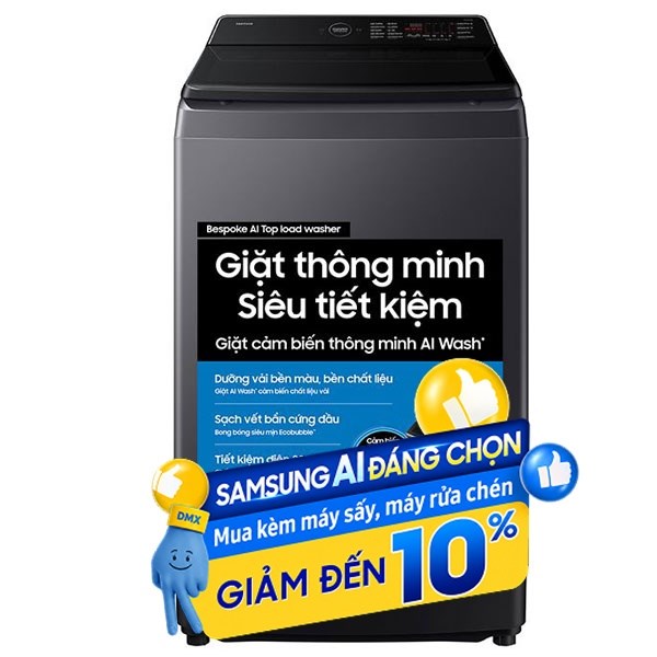 Samsung Inverter 15 Kg WA80F15S5CSV