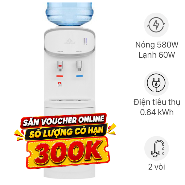 Cây nước nóng lạnh Hòa Phát HTL236 640W