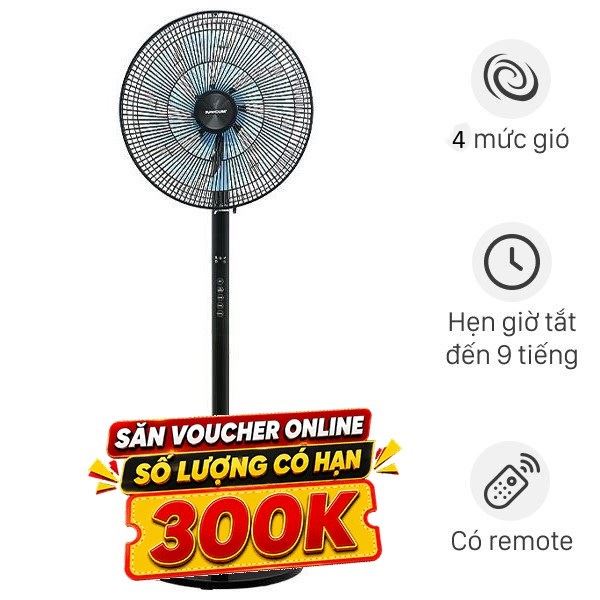 Quạt đứng Sunhouse  8 cánh SHD7346 60W