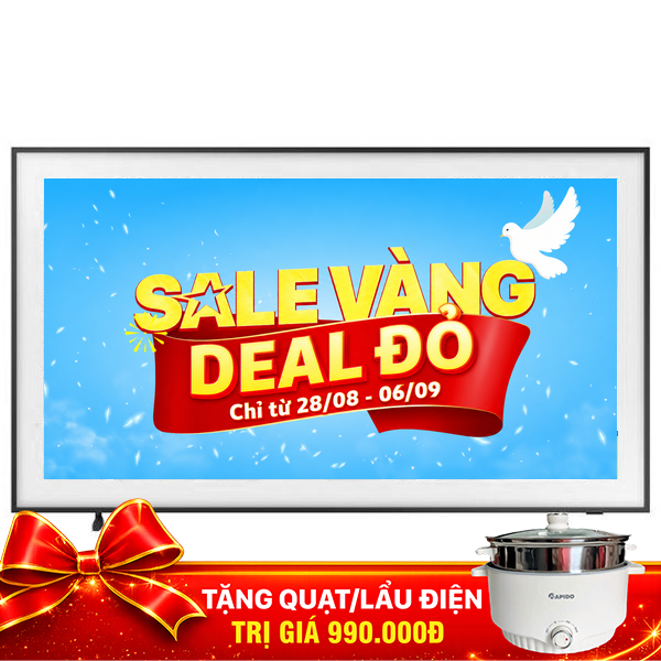 Smart Tivi Khung Tranh The Frame QLED Samsung AI 4K 75 inch QA75LS03F