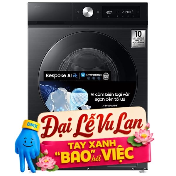 Samsung Inverter 10 Kg WW10DB7U34GBSV