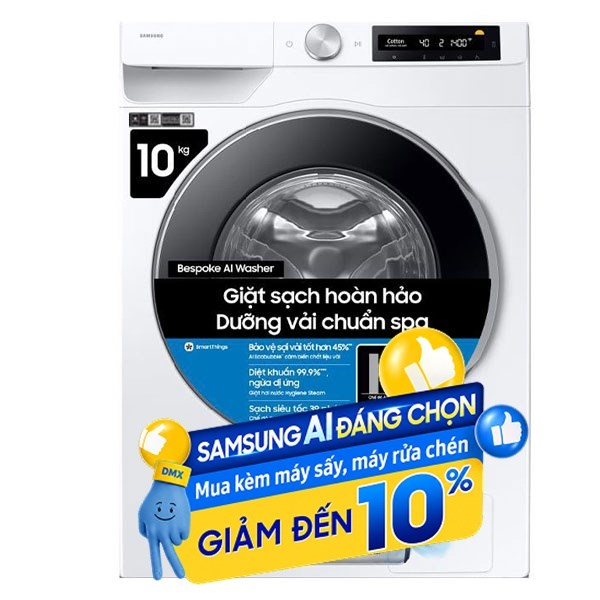 Samsung Inverter 10 Kg WW10DG6U34LESV