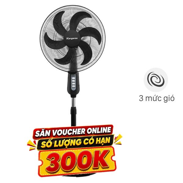 Quạt đứng Kangaroo  6 cánh KGEF06SM 90W