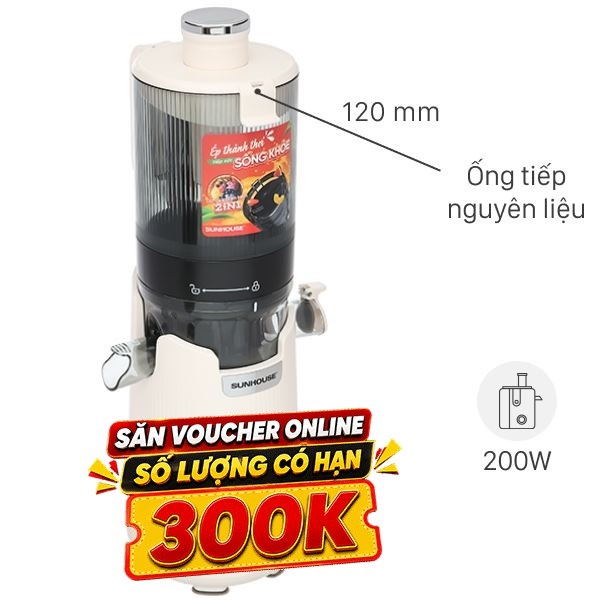 Máy ép chậm Sunhouse SHD5504