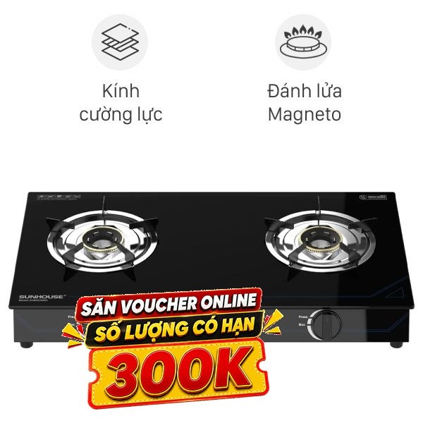 Bếp ga đôi Sunhouse SHB3105MD