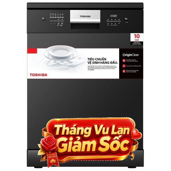 Máy rửa chén độc lập Toshiba DW-15F9(B)-VN