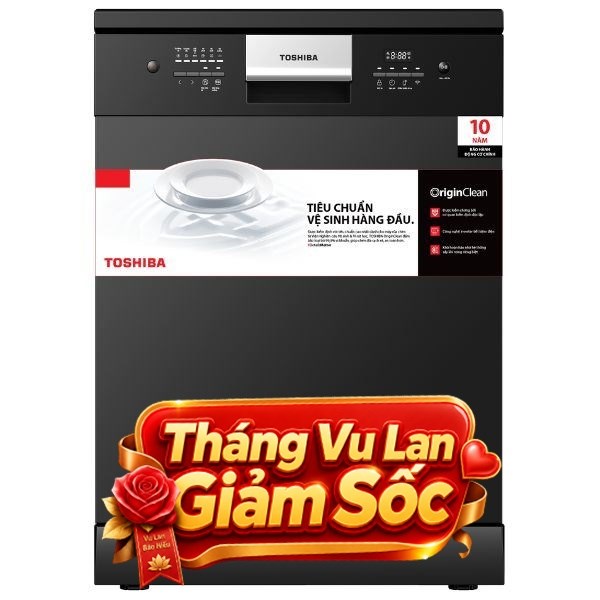 Máy rửa chén độc lập Toshiba DW-15F9(B)-VN