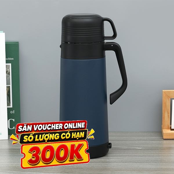 Bình giữ nhiệt nóng lạnh Inox 1800 ml Lock&Lock LHC1485NVY