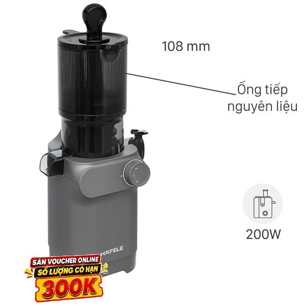 Máy ép chậm Hafele HS-J108SG (535.43.397)