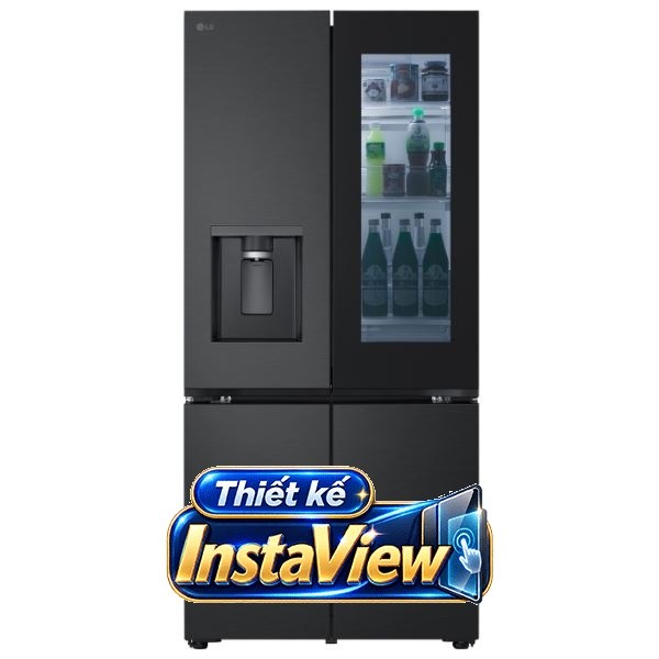 Tủ lạnh LG Inverter 576 lít Multi Door InstaView LFD58BLMAI