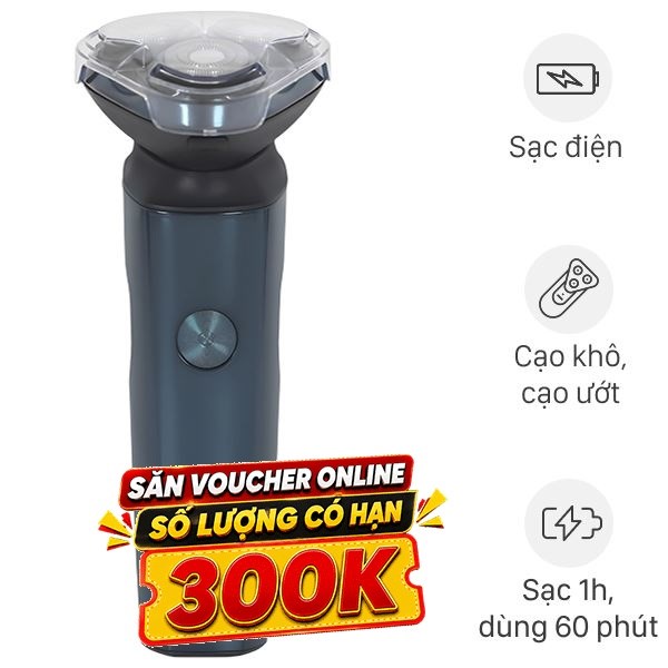 Máy cạo râu khô và ướt Flyco FS165VN