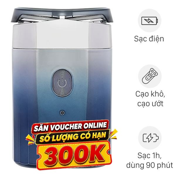 Máy cạo râu khô và ướt Coclear HS208