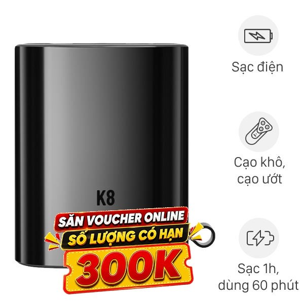 Máy cạo râu khô và ướt Enchen K8