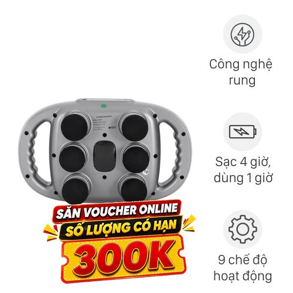 Máy massage 6 đầu Kachi MK390