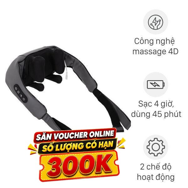 Máy massage cổ vai gáy Kachi MK395