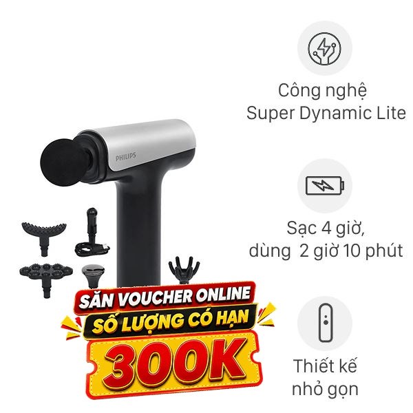 Súng massage cầm tay Philips PPM7325