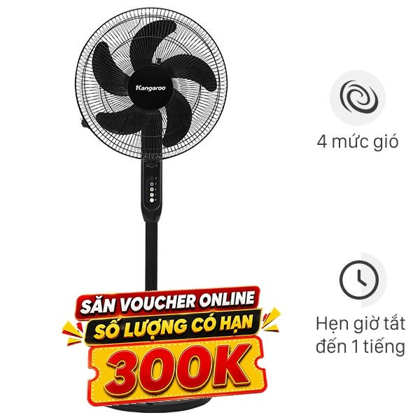 Quạt đứng Kangaroo  5 cánh KGEF05SM 55W