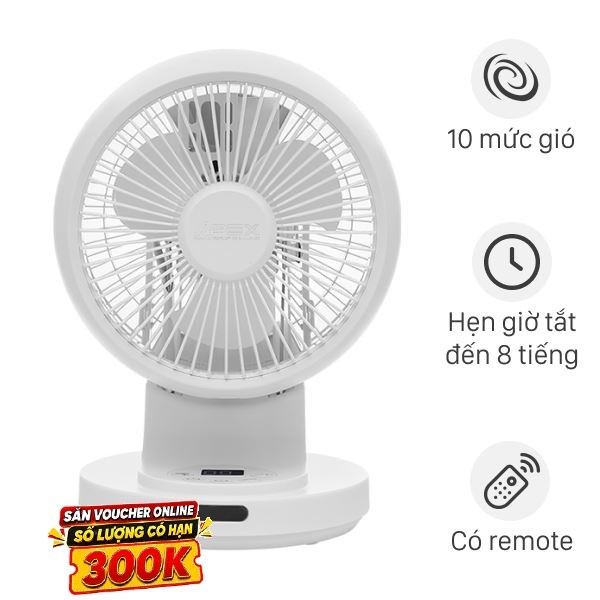 Quạt tuần hoàn Sunhouse  3 cánh APF7316W 18W