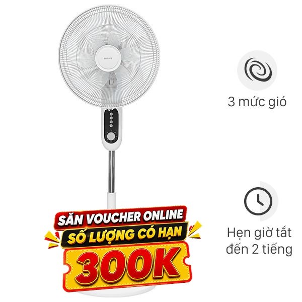 Quạt đứng Philips  6 cánh CX1220/00 45W