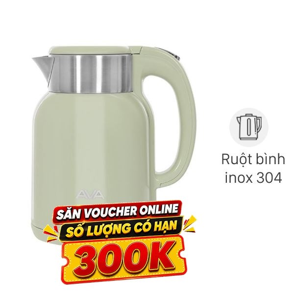 Bình đun siêu tốc AVA 1.8 lít KD34