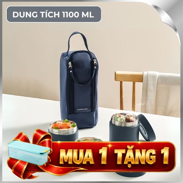 Bộ 3 hộp đựng thực phẩm inox Lock&Lock LHC8052S01